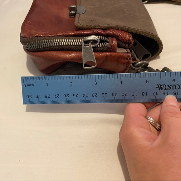 Liebeskind 2 Tone Leather Crossbody - Picture 9 of 11